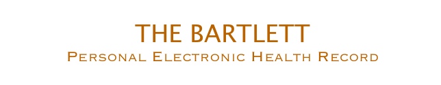 The Bartlett: Personal Electronic Health Records